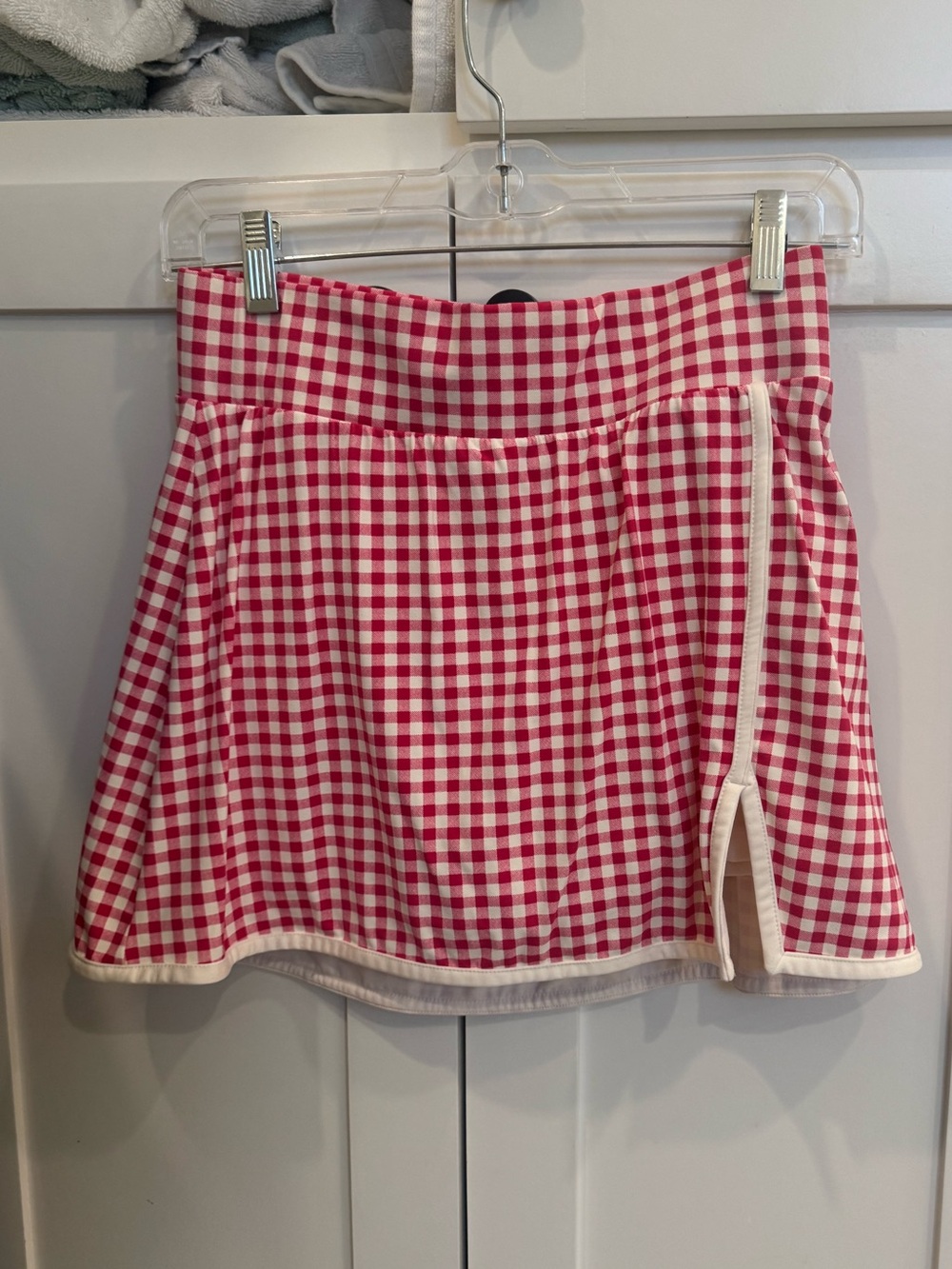 all in motion gingham skort